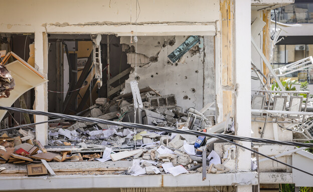 הרס כתוצאה מפגיעה ברמת גן