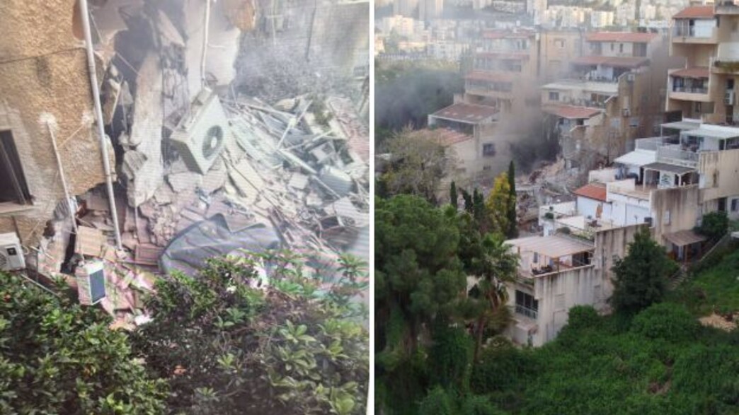 מאמץ לנטרל את ראש הטיל בחיפה, המקלט לא נפגע