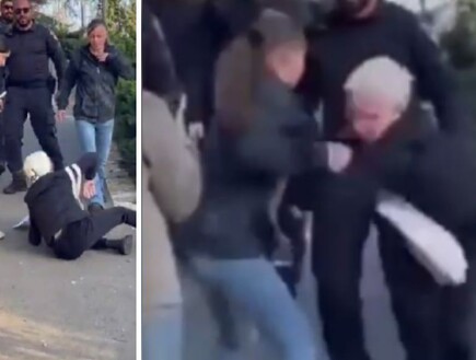 השוטרת שדחפה מפגינה מבוגרת נחקרה במח"ש; המשטרה: "עוברת שיימינג בזוי"