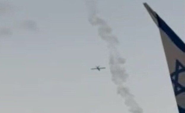 תיעוד הכטב"מ בשמי הצפון