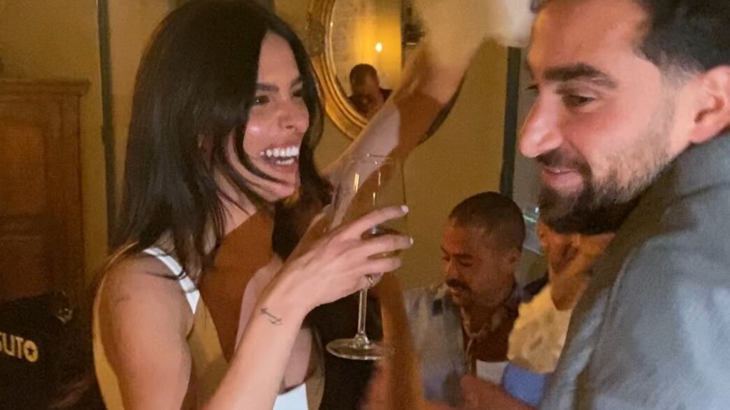 עלתה על לבן: קארין עליה ובן הזוג חוגגים את האירוסים