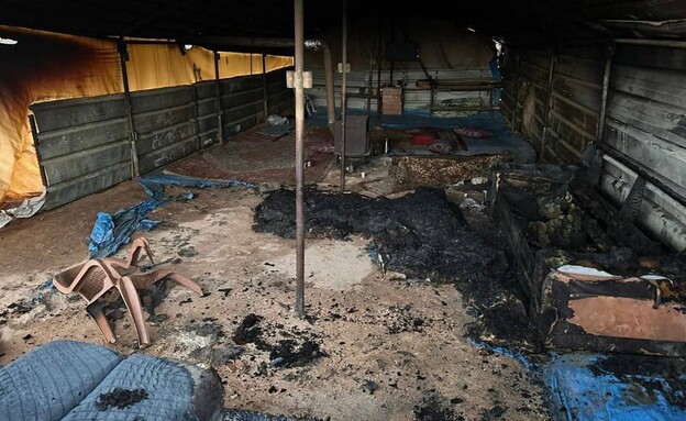 הצתות בשומרון בכפר הבדואי לובן א-שרקיה הצתות בשומרון בכפר הבדואי לובן א-שרקיה