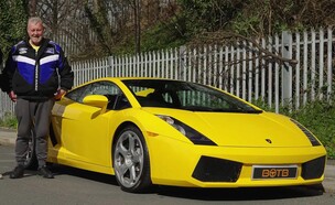 מארק והלמבורגיני (צילום:  BOTB, youtube)