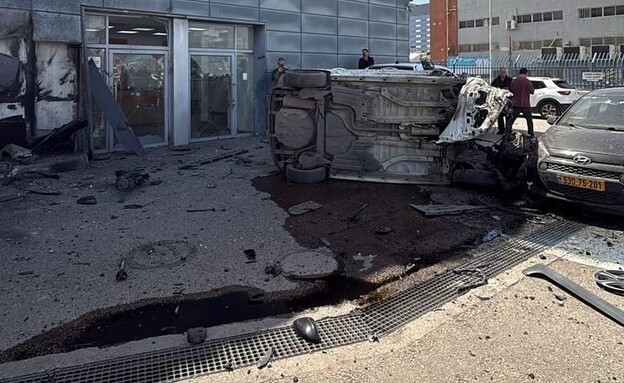 זירת נפילה בפתח תקווה