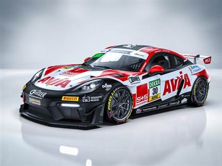 הפורשה 718 GT4 RS של גבאי (קרדיט: יח&ldquo;צ אלון גבאי) (צילום: ספורט 5)