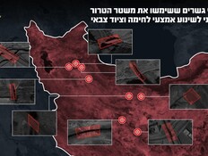 צה"ל: תקפנו 8 גשרים באיראן ששימשו את המשטר לשינוע אמל"ח