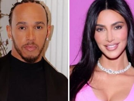 מעלים הילוך: לואיס המילטון וקים קרדשיאן משתפים תיעוד זוגי ראשון