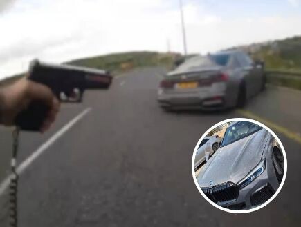 מרדף דרמטי בצפון: פסול לנהיגה לצמיתות ניגח רכבים עם BMW והסתתר במשחטה