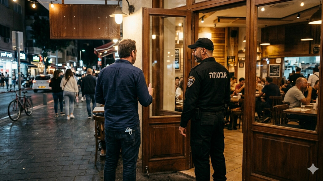 שיחה מחוץ למסעדה שיחה מחוץ למסעדה