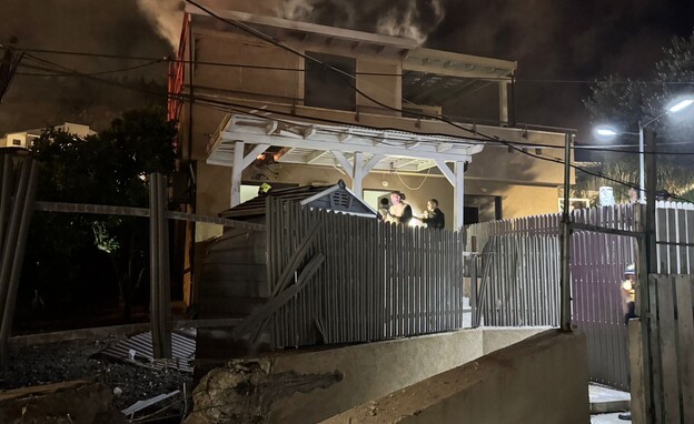 זירת הפגיעה בקריית שמונה זירת הפגיעה בקריית שמונה
