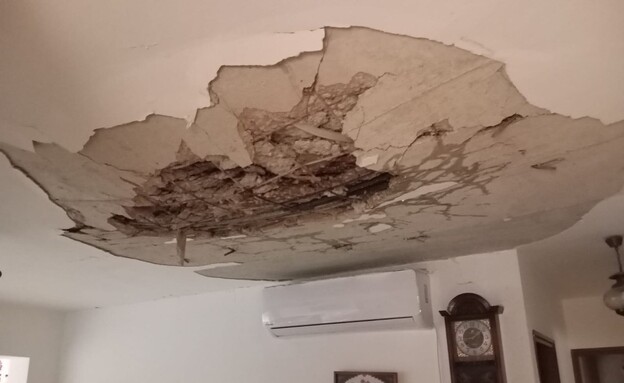 נזק מפגיעה ישירה במשגב עם 