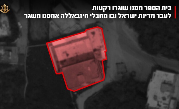 בית הספר בו ארגון הטרור חיזבאללה שיגר רקטות