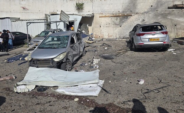 נזק לרכבים בחניון בצפת