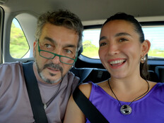 אזי בוחבוט, דניאל בוחבוט (צילום: מתוך "המירוץ למיליון", קשת 12)