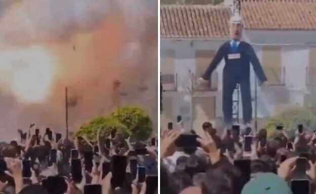 הבובה של נתניהו במלאגה