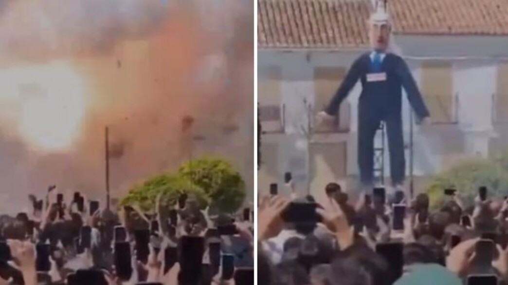 הבובה של נתניהו במלאגה הבובה של נתניהו במלאגה