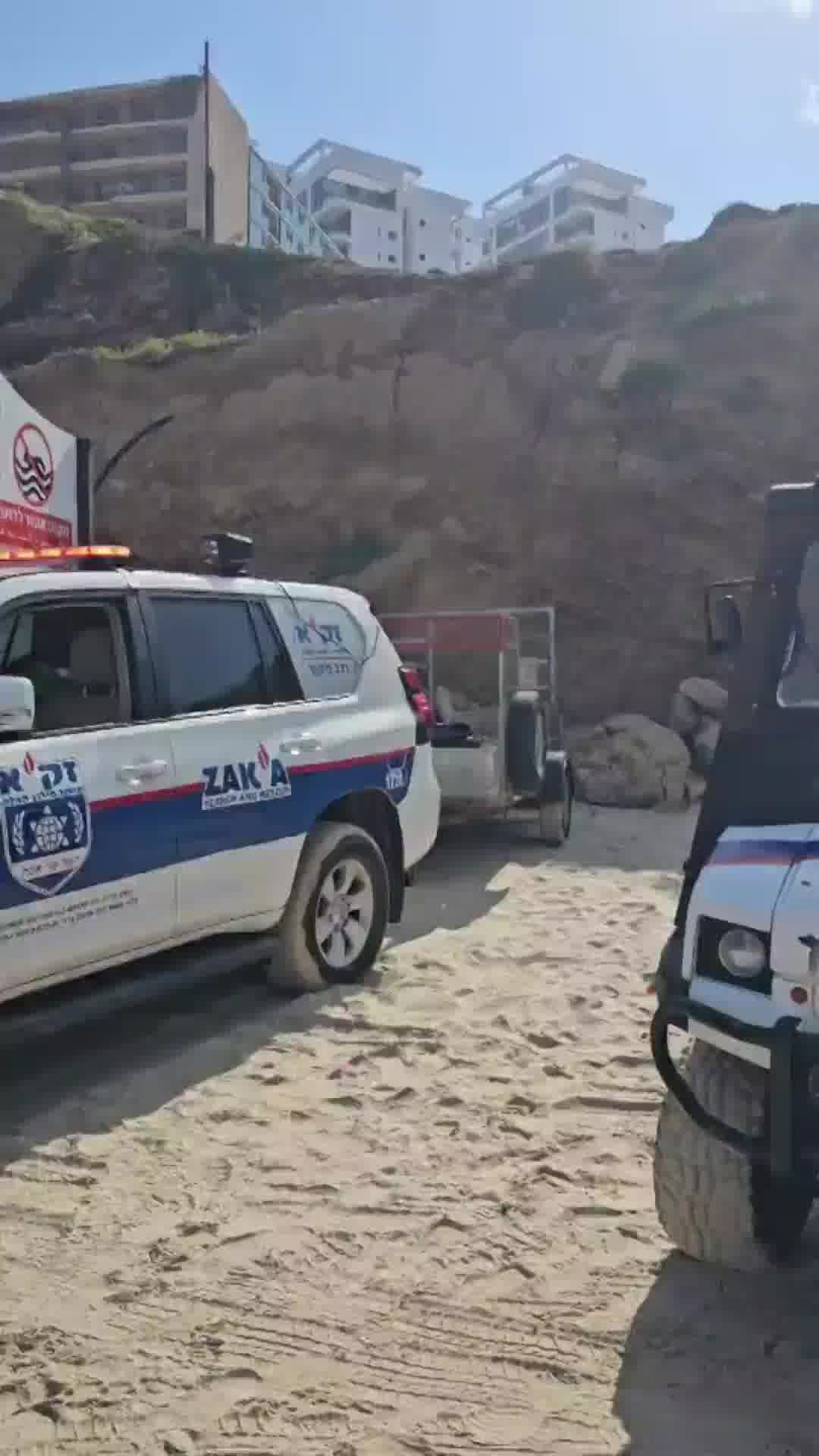 החיפושים אחרי הנעדר  בחוף צאנז נמשכים גם הבוקר