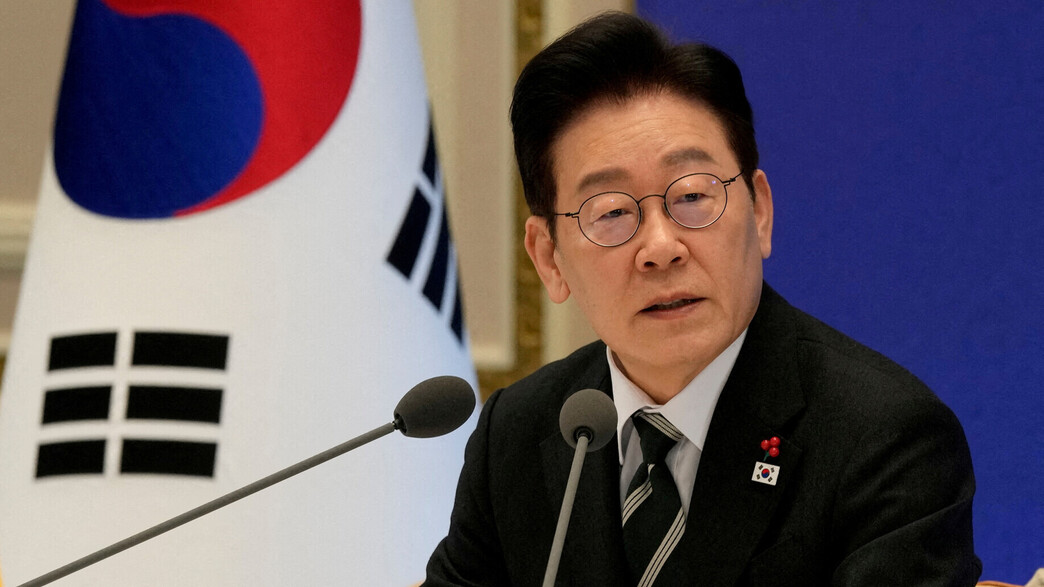 נשיא קוריאה הדרומית לי ג'ה-מיונג נשיא קוריאה הדרומית לי ג'ה-מיונג