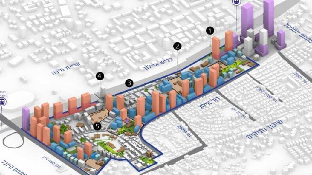 ג׳סי כהן בחולון: שבעה מגדלים עם 1,050 דירות
