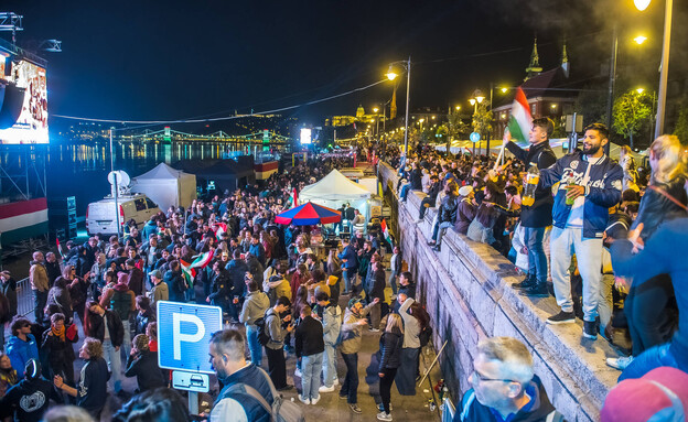 חגיגות בחירות הונגריה בודפשט