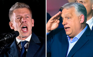 אורבן הפסיד בבחירות, פטר מדיאר נבחר לראשות הממשלה  (עיבוד: AP)