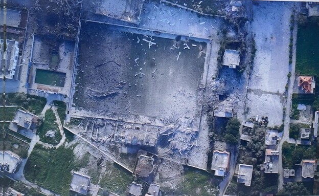 המגרש בו נאם נסראללה את נאום קורי העכביש, לאחר כית