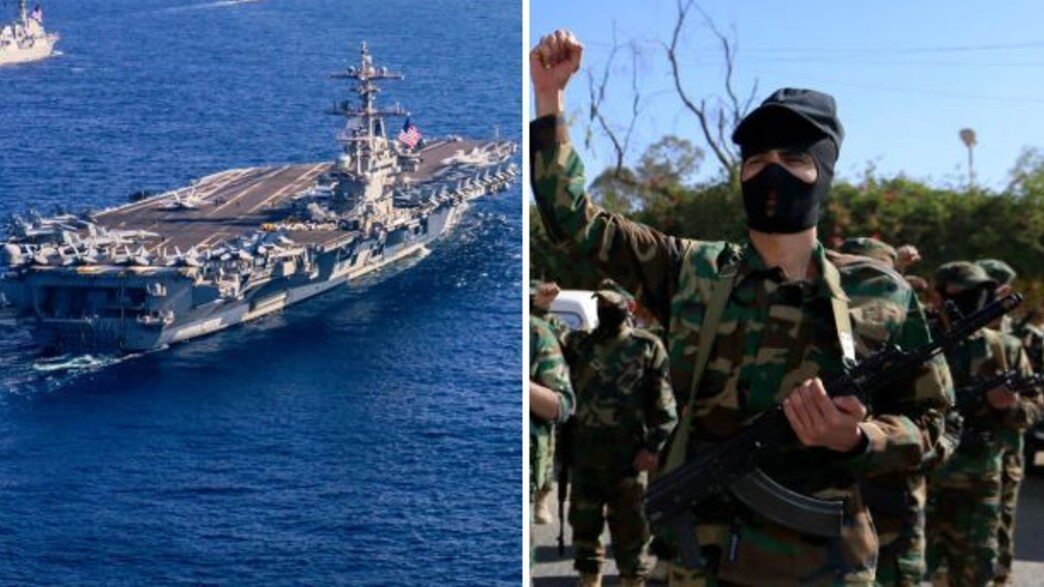 בגלל החות'ים: נושאת המטוסים תקיף את אפריקה בדרך לאיראן