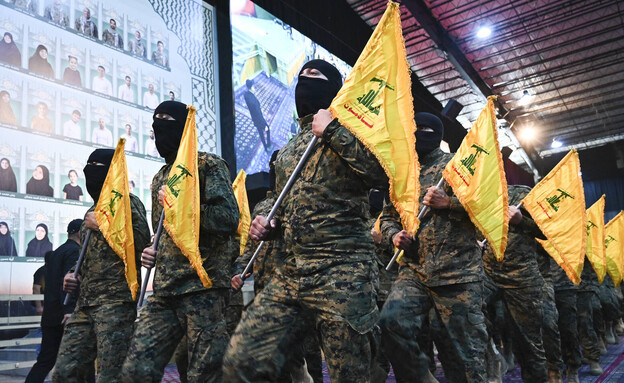 מחבלי חיזבאללה (צילום: Fadel Itani/NurPhoto, getty images)