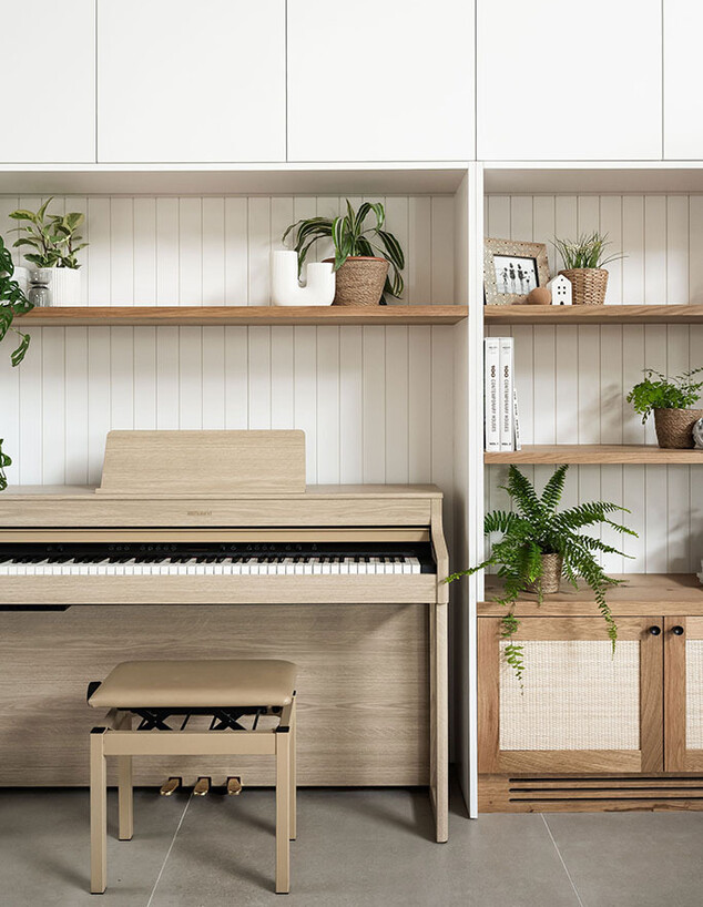 עיצוב קים דרמון, ג, פסנתר