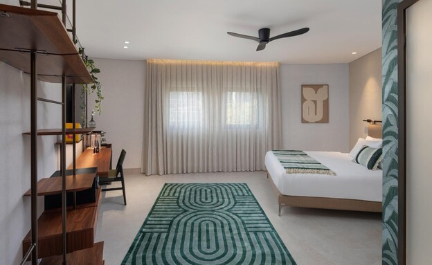 חדר מלון מטרו גולדן קראון הרצליה (צילום: באדיבות מלון מטרו גולדן קראון הרצליה)