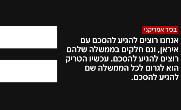התקדמות במו"מ על הסכם לסיום המלחמה עם איראן התקדמות במו"מ על הסכם לסיום המלחמה עם איראן