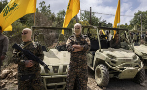 מחבלי חיזבאללה (צילום: AP)