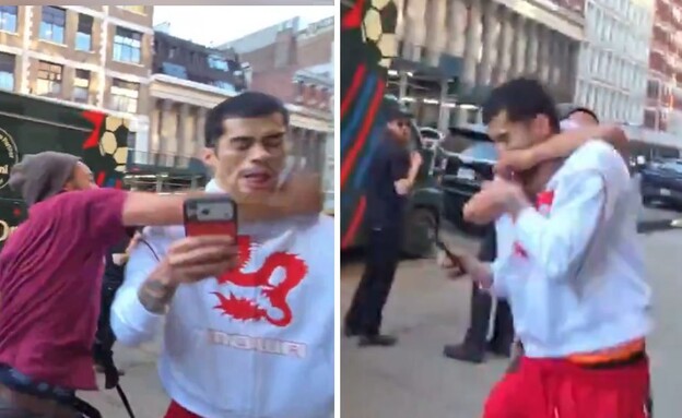 סניקו מקבל מכות ברחוב בניו יורק