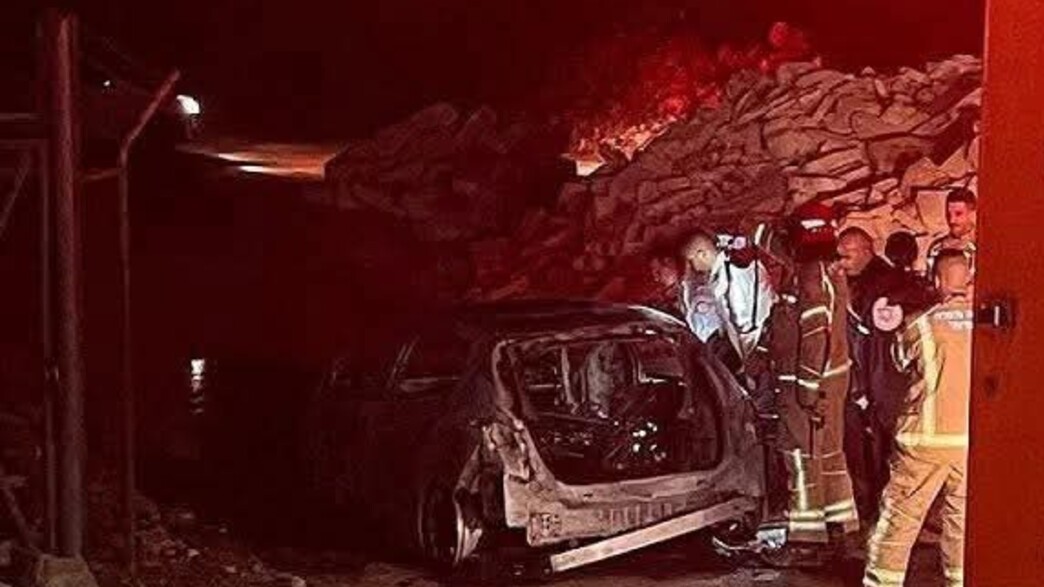 רצח בכפר קאסם: אישה אותרה ללא רוח חיים ברכב שרוף