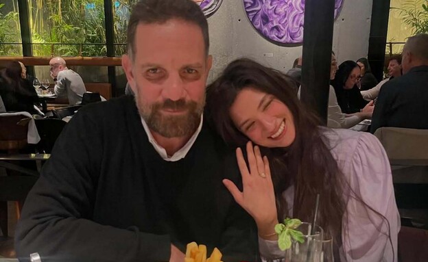 מיקי לאון וארוסתו אלינה זילברמן (צילום: instagram)