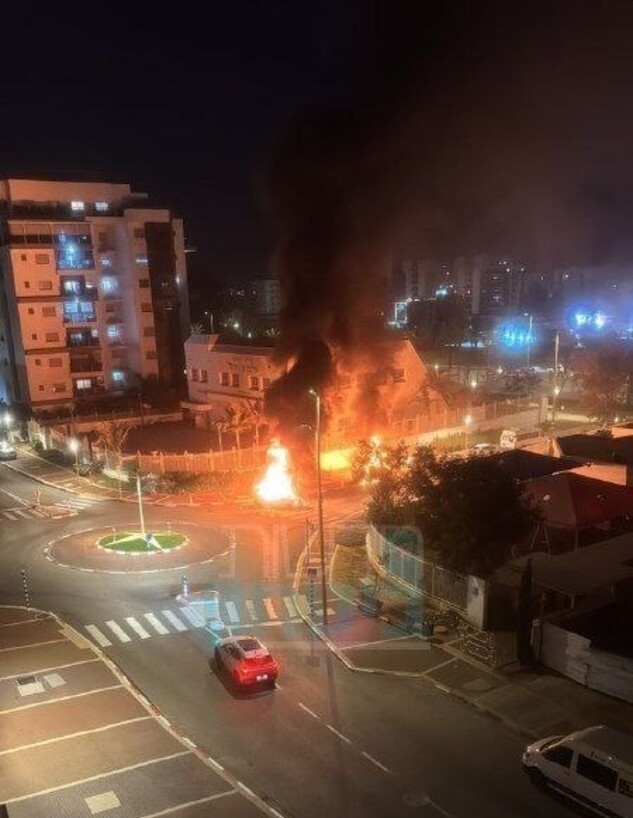 תיעוד מהירי מלבנון לעבר נהריה