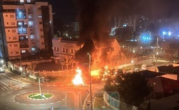 תיעוד מהירי מלבנון לעבר נהריה