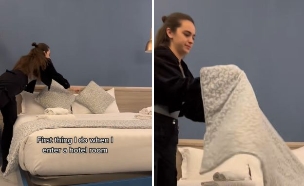 כריות מיטה חדר מלון  (צילום: לפי סעיף 27א' לחוק זכויות יוצרים)