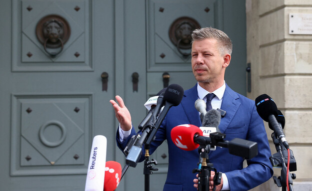 ראש ממשלת הונגריה הנבחר פטר מדיאר ראש ממשלת הונגריה הנבחר פטר מדיאר