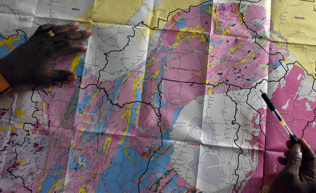 מפת אפריקה (צילום: רויטרס) מפת אפריקה (צילום: רויטרס)