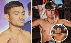 אהבת השם גורדון היריב התאילנדי והיריב הספרדי (צילום: מור סטיקלרו, instagram, Champ Boxing Magazine youtube)