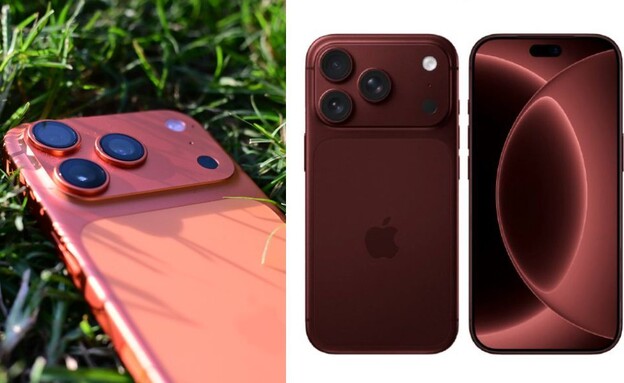 הדמיה של אייפון אדום