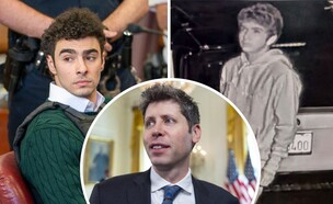 לואיג'י מנג'יוני, סם אלטמן ודניאל מורנו-גאמה (צילום: Alex Brandon, AP)