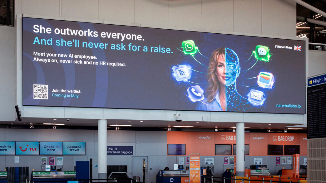 השלט השנוי במחלוקת של Narwhal Labs