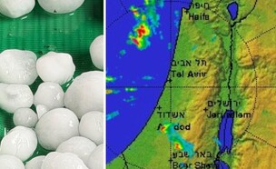 השרב נשבר הברד הגיע