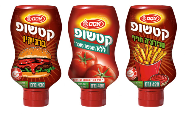 קטשופ אסם בטעמים 