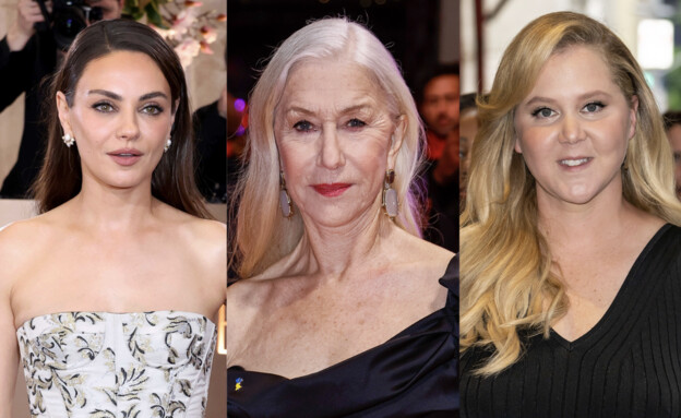 איימי שומר, הלן מירן, מילה קוניס (צילום: getty images)