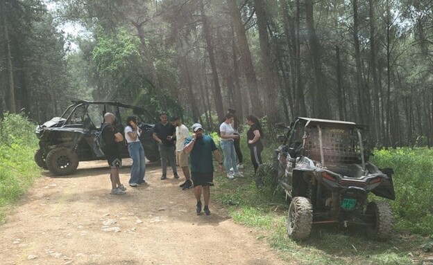 תאונת טרקטורון שהתהפך בשטח פתוח בסמוך ליער ציפורי