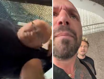 ביציאה מבית המשפט: סמיון גרפמן הותקף על ידי דניס צ'רקוב ומישל טרוני 