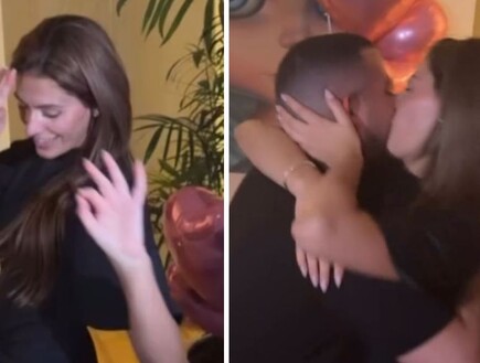 ככה לא ראינו אותם: הפתעת יום ההולדת של רואי אדם לאודיה אזולאי